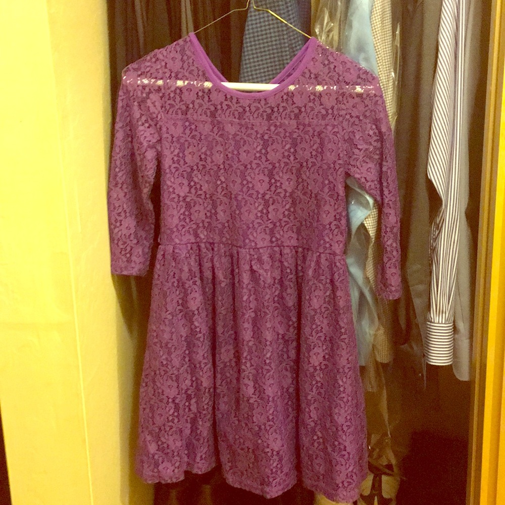 Purple dress